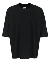 Homme Plissé Issey Miyake Oversized Crew Neck Cotton T Shirt