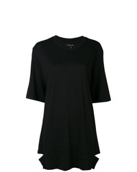 Helmut Lang Oversized Slit Detail T Shirt
