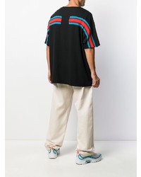 Facetasm Oversized Striped T Shirt