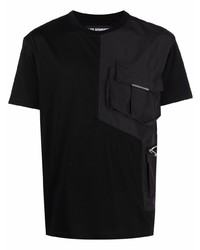 Les Hommes Panelled Jersey T Shirt