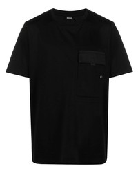Diesel Panelled T Shirt In Supima Cotton