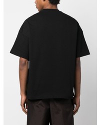 Jil Sander Patch Detail Cotton T Shirt