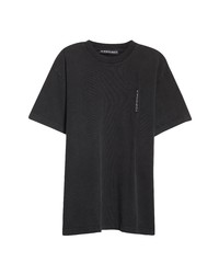 Y/Project Pinched Logo T Shirt In Black At Nordstrom