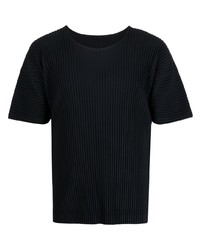 Issey Miyake Pleated Short Sleeve T Shirt