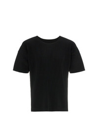 Homme Plissé Issey Miyake Pleated Short Sleeve T Shirt