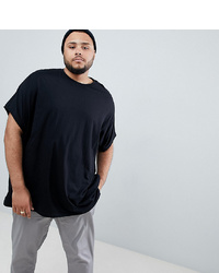 ASOS DESIGN Plus Extreme Oversized T Shirt In Black