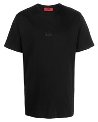 424 Raised Logo Detail Cotton T Shirt