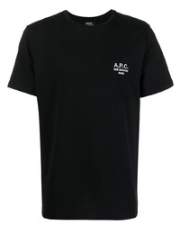 A.P.C. Raymond Logo Embroidered T Shirt