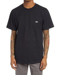 Obey Respect Your Mother Logo Graphic Tee In Black At Nordstrom