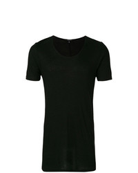 Unconditional Ribbed Scoop Neck T Shirt