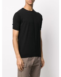 Roberto Collina Ribbed Trim Cotton T Shirt