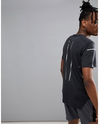 Asics Running Lite Show Reflective T Shirt In Black 154572 0904