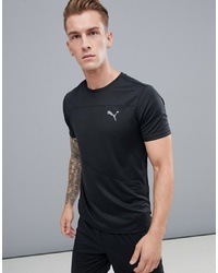 Puma Running Mono T Shirt In Black 517242 01