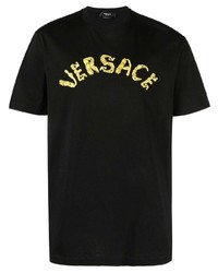 Versace Seashell Baroque Logo T Shirt