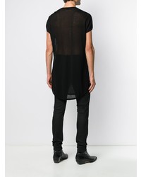 Saint Laurent Sheer Cotton T Shirt