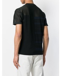 Dirk Bikkembergs Sheer Panelled T Shirt