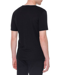 Dolce & Gabbana Short Sleeve Crewneck T Shirt Black