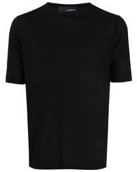 Lardini Short Sleeve Linen T Shirt