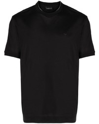 Emporio Armani Short Sleeve Lyocell Blend T Shirt