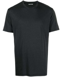 Tom Ford Short Sleeve Lyocell Cotton T Shirt