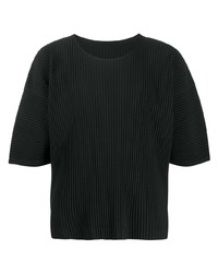 Homme Plissé Issey Miyake Short Sleeved Pleat Detailing Top