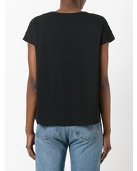 T by Alexander Wang Short Sleeved Top With Chain