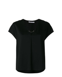 T by Alexander Wang Short Sleeved Top With Chain