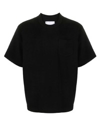 Sacai Side Slits Cotton T Shirt