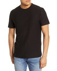 KARL LAGERFELD PARIS Slim Fit Shadow Stripe T Shirt
