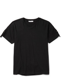 J.W.Anderson Slim Fit Strap Detailed Cotton Jersey T Shirt