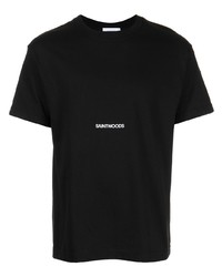 Saintwoods Small Logo Print T Shirt