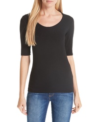 Majestic Filatures Soft Touch Elbow Sleeve Tee