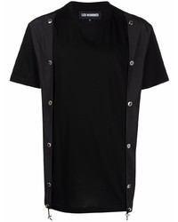 Les Hommes Studded Crew Neck T Shirt