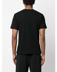 Black Comme Des Garçons Swoosh Logo Short Sleeve T Shirt
