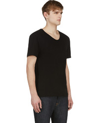 Alexander Wang T By Black Classic Scoopneck T Shirt