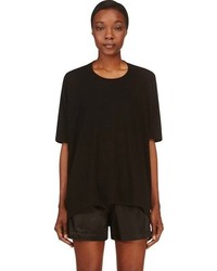 Alexander Wang T By Black Enzyme Washed T Shirt
