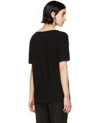 Alexander Wang T By Black Pima Cotton Classic 60s T Shirt