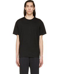 Alexander Wang T By Black Welded Pocket T Shirt