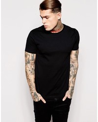 Asos T Shirt With Crew Neck In Black