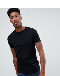 ASOS DESIGN Tall Organic T Shirt With Crew Neck In Black