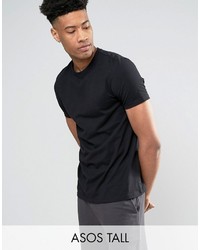 Asos Tall T Shirt With Crew Neck In Black