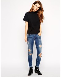 Asos Tall T Shirt With High Neck