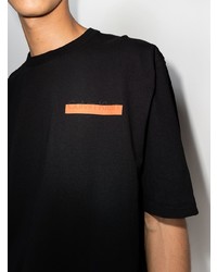 Heron Preston for Calvin Klein Tape Logo Cotton T Shirt