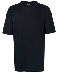 Giorgio Armani Textured Finish Short Sleeved T Shirt