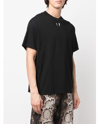 Roberto Cavalli Tiger Tooth Short Sleeve T Shirt