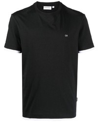 Calvin Klein Two Tone Logo Print T Shirt