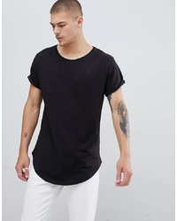 G Star Vontoni Long Line T Shirt In Black