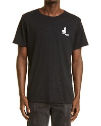 Isabel Marant Zafferh Cotton Logo Graphic Tee