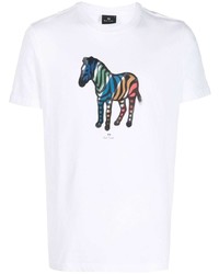 PS Paul Smith Zebra Motif T Shirt