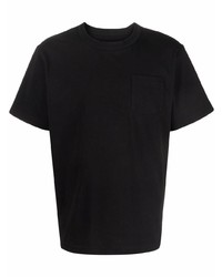 Sacai Zip Detailed Cotton T Shirt